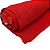 Tela de Juta Natural Vermelho para Decoração Artesanato Fechada1 Metro - Imagem 1