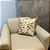 Capa Para Almofada Estampada Folhas Bege e Marrom 45x45 - Imagem 3