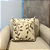 Capa Para Almofada Estampada Folhas Bege e Marrom 45x45 - Imagem 1