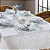 Toalha de Mesa Branca Jacquard IL Mila Quadrada 0,78mX0,78m - 4 Lugares - Imagem 1