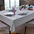 Toalha de Mesa Prata Jacquard IL Mila Quadrada 1,60mX1,60m - 6 Lugares - Imagem 1