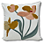 Capa de Almofada 45x45cm Bordada Artesanal Decoração Flores Mostarda - Imagem 2