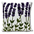 Capa de Almofada 45x45cm Bordada Artesanal Decoração Lavanda - Imagem 2