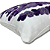 Capa de Almofada 45x45cm Bordada Artesanal Decoração Lavanda - Imagem 3