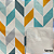 Toalha de Mesa Termica 1,40 de Largura -  Chevron Clean Azul e Mostarda - Imagem 4