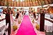 Passadeira Carpete 2m Largura Rosa Para Casamento, Festas 15 Metros de comprimento - Imagem 1