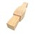 Pé para sofá de madeira Cor Cru Cachimbo Beger Modelo Luiz XV para Sofás, Estofados, Puffs - 21 cm - Imagem 3
