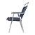 Cadeira De Praia Alumínio Azul Alta Forte Oversize Suporta até 140KG - Imagem 6
