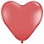 Balão Coração Grande Vermelho 06 Un - São Roque - Imagem 1