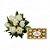 Buquê com 07 Rosas Artificiais Brancas e Chocolate Ferrero - Presente Noivado - Imagem 2