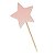 Estrela Rosa com Glitter para Lembrancinhas 10 Un - Catelândia - Imagem 2