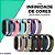 Silicone Esportiva Nude c/ Verde Militar - Mi Band 5/6 e Amazfit Band 5 - Imagem 2