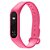 Pulseira de Silicone Lisa Rosa - Mi Band 2 - Imagem 1