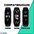 Silicone Esportiva Cinza c/ Ciano - Mi Band 5/6 e Amazfit Band 5 - Imagem 5