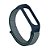 Pulseira Preto com Verde de TPU + Nylon MB 3/4/5/6 - Imagem 1