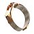 Pulseira de Metal Gold Rose c/ Fecho Magnetico - Mi Band 3/4 - Imagem 2