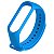 Pulseira de Silicone Lisa Azul Royal, Pino de Metal - Mi Band 3/4 - Imagem 1