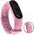 Pulseira Texturizada Rosa c/ fecho metal  - Mi Band 3/4 - Imagem 1