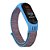 Pulseira Azul c/ Cinza de TPU + Nylon MB 3/4/5/6 - Imagem 2