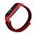 Pulseira Vermelho c/ Preto de TPU + Nylon MB 3/4/5/6 - Imagem 4