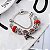 Pulseira de Berloques Banhada a Prata Completa Glamour - Imagem 1