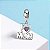 Berloque Charm Pendente em Prata 925 I Love Mom Te Amo Mãe - Imagem 2