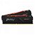 Memória Kingston Fury Beast, RGB, 8GB, 3200MHz, DDR4, CL16, Preto - KF432C16BBA/8 - Imagem 1