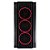 Gabinete Mid-Tower Atmos Preto Com 4 Fans 120Mm Led Vermelho - Lateral Em Vidro Temperado - Atptvm4f - Imagem 3