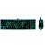 Kit Gamer Redragon S108 Dark Green - Teclado Mecânico, Rainbow, Switch Outemu Blue, ANSI + Mouse RGB Camuflado - S108 - Imagem 1