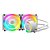 Water Cooler Gamdias Chione, RGB, 240mm, Intel e AMD, para PC, Branco - CHIONE M2-240RW - Imagem 2