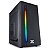 Gabinete Gamer VX Gaming Australis Preto Frontal com Fita LED RGB - Imagem 1