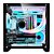 Gabinete Gamer Liketec Dasha Black, Mini Tower, ARGB, M-ATX, 3FANS - Imagem 2