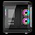 Gabinete Gamer Liketec Unreal Dark, Cube Desing, Mid Tower, Vidro Temperado, M-ATX, Black, Sem Fonte, Sem Fans - Imagem 3