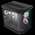 Gabinete Gamer Liketec Unreal Dark, Cube Desing, Mid Tower, Vidro Temperado, M-ATX, Black, Sem Fonte, Sem Fans - Imagem 2