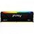 Memória Kingston Fury Beast RGB, 8GB, 3200MHz, DDR4, CL16, Preto - KF432C16BB2A/8 - Imagem 1