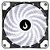 Ventoinha Rise Mode Wind W1, 120mm, LED Branco, Preto - RM-WN-01-BW - Imagem 1