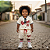 Conjunto Infantil Masculino Baseball Off White - Imagem 2