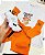 Conjunto Infantil Masculino Chicago Branco e Laranja - Imagem 1