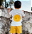 Conjunto Infantil Masculino Smile Amarelo - Imagem 3