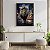 Quadro Decorativo Leão Lion Caminhando Ruas Nova York Imponente - Imagem 1
