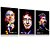 Quadro Decorativo Elon Musk Steve Jobs Bill Gates Business Escritório Kit 3 Quadros - Imagem 1