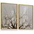 Quadro Decorativo Flor Dente de Leão Clean Gotas de Orvalho Kit 2 - Imagem 4