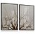 Quadro Decorativo Flor Dente de Leão Clean Gotas de Orvalho Kit 2 - Imagem 2