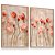 Quadro Decorativo Tulipas Botão Rosa Flores Rose Kit 2 - Imagem 3