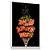 Quadro Decorativo Carne Churrasco Garfo Gourmet Sal - Imagem 2