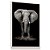 Quadro Decorativo Elefante Preto e Branco - Imagem 2