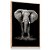 Quadro Decorativo Elefante Preto e Branco - Imagem 4