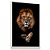 Quadro Decorativo Leão Dourado Judá África - Imagem 3