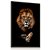 Quadro Decorativo Leão Dourado Judá África - Imagem 1