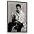 Quadro Decorativo Elvis Presley Retrô Preto e Branco - Imagem 1